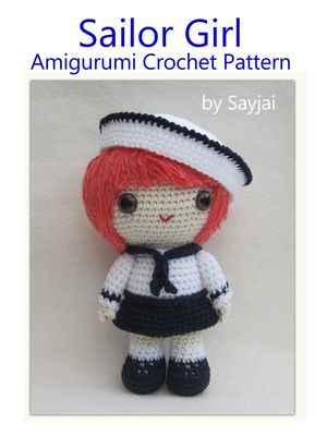 Sailor Girl Amigurumi Crochet Pattern