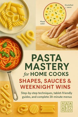 楽天楽天Kobo電子書籍ストアPasta Mastery for Home Cooks: Shapes, Sauces & Weeknight Wins Step-by-step techniques, tablet-friendly guides, and complete 20-minute menus【電子書籍】[ Wesley Prescott ]