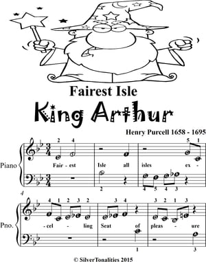 Fairest Isle King Arthur Beginner Piano Sheet Music Tadpole Edition【電子書籍】 Henry Purcell