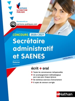 Concours Secr?taire administratif et SAENES 2020-2021 - CAT B N° 1 (IFP) - (EFL3) - 2020