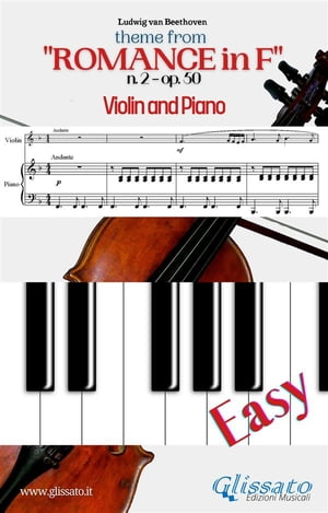 Theme from "Romance in F" Easy Violin & Piano