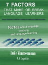 ＜p＞Do you know what makes or breaks a language learner? Why is it that some succeed in acquiring a second language and some do not? Are there factors in a person's personality, background or circumstances that play a major role in the language learning process? And if so, what are these factors and what can we do about them to help language learners become successful? All these questions came up in my mind when I was confronted with students who did not seem to learn in the usual ways and students who learned unusually fast.＜/p＞ ＜p＞In 25 years of language learning, linguistic study and teaching English as a Second Language, I have come in contact with many hundreds of language learners from all over the world and from many different backgrounds. I observed them, asked questions, thought deeply about language learning and finally decided to write down my thoughts and findings in this book. The information is organised into 7 chapters, describing factors that are crucially important in the language learning process. I do not pretend that this list is complete. One obvious example of an important factor that is not mentioned is 'motivation'. I am sure that while you are reading this book, you will think of more. However, the 7 factors described in this book, are not always that obvious or clear-cut and need some discussion.＜/p＞ ＜p＞This is not an academic book. It has been written in a style that is easy to read and is full of real-life stories and anecdotes. You are hereby encouraged to fill in your own experiences and test the statements made about language learning and the conclusions drawn. This book is meant to make you think, give you new insights and entertain at the same time. Also, numerous activities and language learning techniques have been included for you to try out.＜/p＞ ＜p＞Even experienced language teachers and language learners will still find a number of facts, ideas and activities that are interesting, unusual and useful.＜/p＞画面が切り替わりますので、しばらくお待ち下さい。 ※ご購入は、楽天kobo商品ページからお願いします。※切り替わらない場合は、こちら をクリックして下さい。 ※このページからは注文できません。