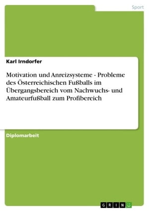 Motivation und Anreizsysteme - Probleme des Österreichischen Fußballs im Übergangsbereich vom Nachwuchs- und Amateurfußball zum Profibereich