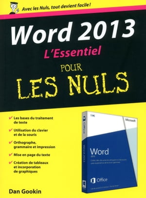 Word 2013 L'essentiel pour les nuls