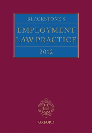 Blackstone's Employment Law Practice 2012