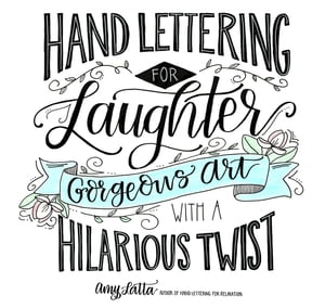 Hand Lettering for Laughter