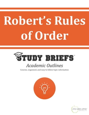 Robert's Rules of Order