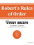 Robert's Rules of Order