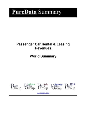 Passenger Car Rental & Leasing Revenues World Summary Market Values & Financials by Country