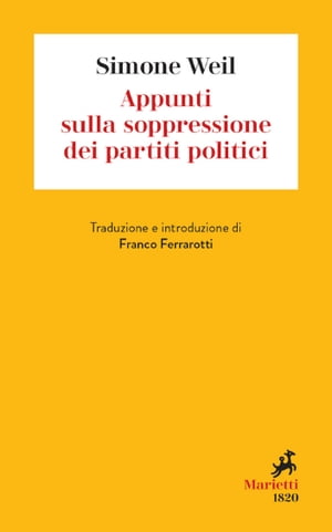 Appunti sulla soppressione dei partiti politici