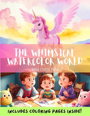 The Whimsical Watercolor World: An Enchanting Bedtime Adventure with Coloring Fun!