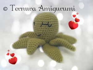 Crochet pattern of Peppe, the octopus