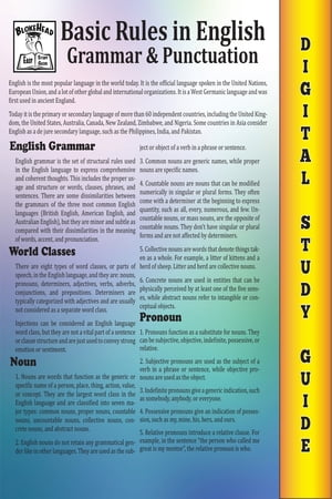 English Grammar ( Blokehead Easy Study Guide)