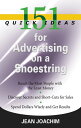 151 Quick Ideas for Advertising on a Shoestring【電子書籍】 Jean Joachim