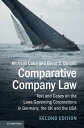 Comparative Company Law Text and Cases on the Laws Governing Corporations in Ger...