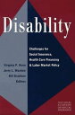 Disability Challenges for Social Insurance, Health Care Financing, and Labor Market Policy