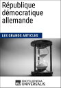 R?publique d?mocratique allemande Les Grands Articles d'Universalis