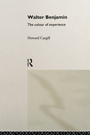 Walter Benjamin The Colour of ExperienceŻҽҡ[ Howard Caygill ]