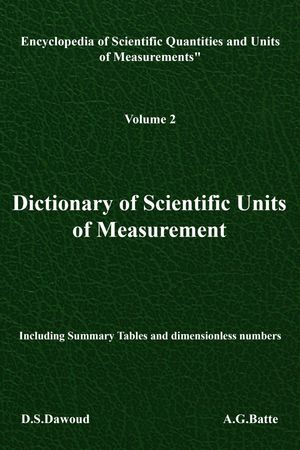 Dictionary of Scientific Units of Measurement - Volume II