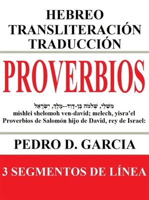 Proverbios: Hebreo Transliteración Traducción