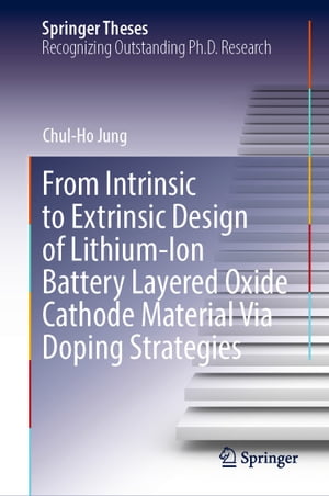 ＜p＞This book addresses the comprehensive understanding of Ni-rich layered oxide of lithium-ion batteries cathodes materials, especially focusing on the effect of dopant on the intrinsic and extrinsic effect to its host materials. This book can be divided into three parts, that is, 1. overall understanding of layered oxide system, 2. intrinsic effect of dopant on layered oxides, and 3. extrinsic effect of dopant on layered oxides. To truly understand and discover the fundamental solution (e.g. doping) to improve the Ni-rich layered oxides cathodic performance, understanding the foundation of layered oxide degradation mechanism is the key, thus, the first chapter focuses on discovering the true degradation mechanisms of layered oxides systems. Then, the second and third chapter deals with the effect of dopant on alleviating the fundamental degradation mechanism of Ni-rich layered oxides, which we believe is the first insight ever been provided. The content described in this book will provide research insight to develop high-performance Ni-rich layered oxide cathode materials and serve as a guide for those who study energy storage systems.＜/p＞画面が切り替わりますので、しばらくお待ち下さい。 ※ご購入は、楽天kobo商品ページからお願いします。※切り替わらない場合は、こちら をクリックして下さい。 ※このページからは注文できません。