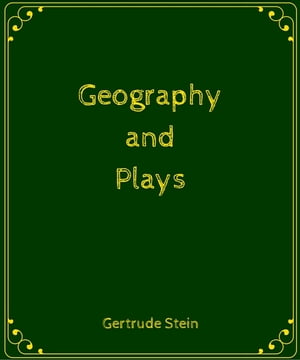 ＜p＞Geography and Plays by Gertrude Stein,the American novelist, poet, playwright and art collector.Stein's early efforts at word portraits are catalogued in Mellow (1974, pp. 129?37) and under individual's names in Kellner, 1988. Matisse and Picasso were subjects of early essays,later collected and published in Geography and Plays and Portraits and Prayers.＜/p＞画面が切り替わりますので、しばらくお待ち下さい。 ※ご購入は、楽天kobo商品ページからお願いします。※切り替わらない場合は、こちら をクリックして下さい。 ※このページからは注文できません。