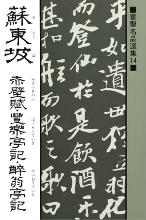 書聖名品選集（14）蘇東坡 : 赤壁賦・豊楽亭記・酔翁亭記