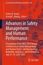 Advances in Safety Management and Human Performance Proceedings of the AHFE 2021 Virtual Conferences on Safety Management and Human Factors, and Human Error, Reliability, Resilience, and Performance, July 25-29, 2021, USA