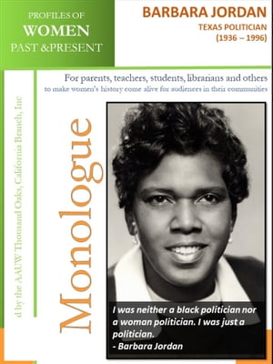Profiles of Women Past & Present ? Barbara Jordan, Texas Politician (1936-1996)...