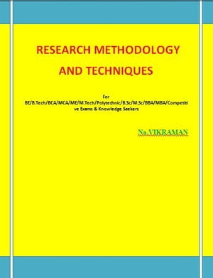 RESEARCH METHODOLOGY AND TECHNIQUES