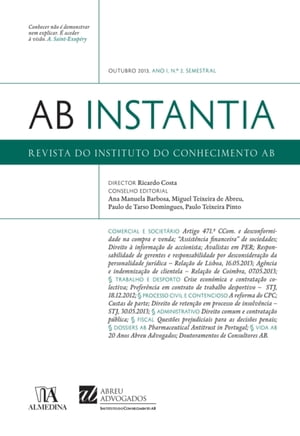 Revista do Instituto do Conhecimento AB Instantia - Outubro 2013, Ano I, n.? 2, Semestral