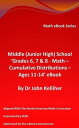 Middle (Junior High) School ‘Grades 6, 7 8 Math Cumulative Distributions Ages 11-14’ eBook【電子書籍】 Dr John Kelliher