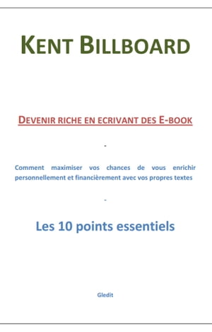 DEVENIR RICHE EN ECRIVANT DES E-BOOK