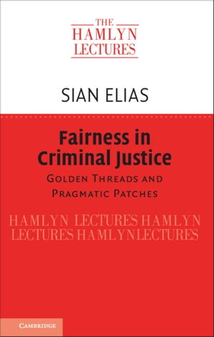 Fairness in Criminal Justice Golden Threads and Pragmatic Patches【電子書籍】 Sian Elias