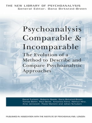 Psychoanalysis Comparable and Incomparable The Evolution of a Method to Describe and Compare Psychoanalytic Approaches