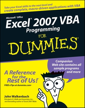 Excel 2007 VBA Programming For Dummies【電子書籍】 Jan Karel Pieterse