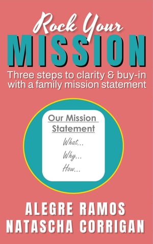 ＜ul＞ ＜li＞Do you have trouble saying "no"?＜/li＞ ＜li＞Do you wish your family was "on the same page"?＜/li＞ ＜li＞Would you like help keeping your family accountable?＜/li＞ ＜/ul＞ ＜p＞If so, your family could benefit from the boundary defining and values prioritization exercise of a family mission statement.＜/p＞ ＜p＞In this short read, we'll teach you a simple three-step process that will help:＜/p＞ ＜ul＞ ＜li＞Get buy-in from everyone in your household＜/li＞ ＜li＞Define your boundaries so that saying "no" is as easy as spelling it!＜/li＞ ＜li＞Help you identify a set of prioritized values to create your chosen family environment＜/li＞ ＜/ul＞ ＜p＞＜em＞＜strong＞So what are you waiting for? Isn't the investment worth it to create a stronger, more peaceful, more vibrant family life?＜/strong＞＜/em＞＜/p＞ ＜p＞Alegre and Natascha are moms-entrepreneurs-educators with almost four decades of long-term relationships and three kids between them. They are on a mission to help other moms, dads, and caregivers learn to prioritize themselves, save time, and accomplish their goals with accessible, actionable, science-backed content.＜/p＞ ＜p＞---------------------＜/p＞ ＜p＞＜em＞＜strong＞What do our students say?＜/strong＞＜/em＞＜/p＞ ＜p＞"BYWD has been one of the greatest gifts I've given myself. The beauty of it is that even when life throws you curve balls, it is so easy to course correct and get back on track. Alegre & Natascha have taken a concept that has eluded me my whole life and broken it down into really simple, doable steps that just make sense. I would definitely recommend the course to anyone who wants to be more intentional with their life and their dreams." ~Michelle L.＜/p＞ ＜p＞"The natural skeptic in me wasn't sure what to expect from BYWD. It exceeded my expectations. When you follow the process and do the homework, it's nothing short of life changing. I've been empowered with invaluable tools and will absolutely take it again!" ~Julie L.＜/p＞ ＜p＞""Clarity" is the best word to describe what I gained through taking the Beyond Your Wildest Dreams seminar. Learning how to better identify and classify my goals, how to adopt measurable steps to reach those goals, and how to keep my goals and my values aligned has helped me rethink how I plan for the future. But the most concrete benefit I've experienced is shifting from "calendaring" to "planning." BYWD's guidance on how to make the most out of using a planner has helped me gain better clarity and control over my days, weeks and months. I recommend the course to anyone who needs practical guidance in goal-setting/achieving and in planning/scheduling." ~Sarah B.＜/p＞ ＜p＞"Alegre and Natascha are engaging and fun instructors and are willing to help every step of the way. It really helped me turn my vision for the future into actionable steps I can take right now, and for that I am so very grateful! Thank you, BYWD!" ~Sarah M.＜/p＞ ＜p＞"I wish I had taken this training in my 20s! This is such a powerful seminar on planning. I could methodically align my values with my goals for the next 20 years. You'll learn the secrets and tools of a great planner. Even if you think you are good at planning. This master seminar will take you to the next level!" ~Luz S.＜/p＞画面が切り替わりますので、しばらくお待ち下さい。 ※ご購入は、楽天kobo商品ページからお願いします。※切り替わらない場合は、こちら をクリックして下さい。 ※このページからは注文できません。