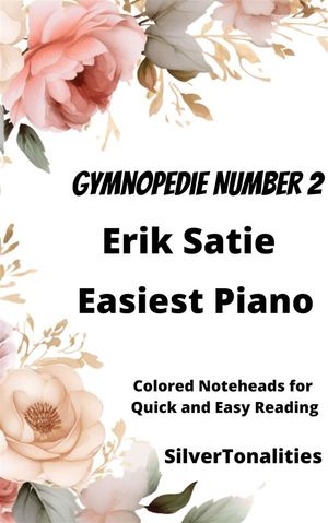 Gymnopedie Number 2 Easiest Piano Sheet Music with Colored Notation