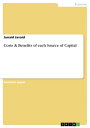 Costs ＆ Benefits of each Source of Capital【電子書籍】[ Junaid Javaid ]