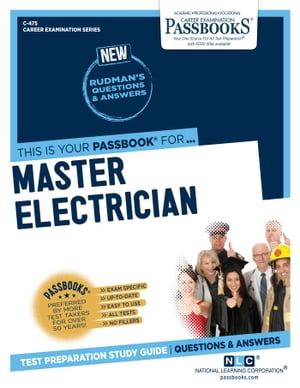 Master Electrician Passbooks Study Guide【電子書籍】[ National Learning Corporation ]