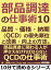 部品調達の仕事術１０。品質・価格・納期（ＱＣＤ）の優先順位と改善・向上の方法。
