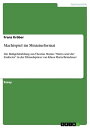 Machtspiel im Miniaturformat Die Bu geldzahlung aus Thomas Manns 039 Mario und der Zauberer 039 in der Filmadaption von Klaus Maria Brandauer【電子書籍】 Franz Kr ber