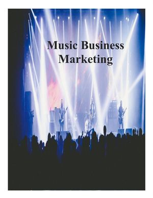 Music Business Marketing【電子書籍】[ James Bruce ]