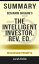 Summary: “The Intelligent Investor: The Definitive Book on Value Investing. A Book of Practical Counsel" by Benjamin Graham - Discussion Prompts