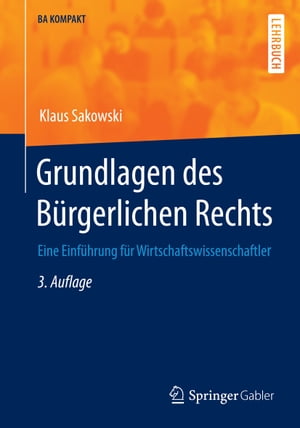 Grundlagen des Bürgerlichen Rechts