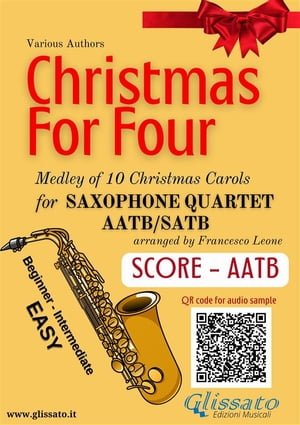 Saxophone Quartet Score "Christmas for four"