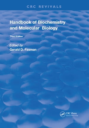 Handbook of Biochemistry Section C Lipids Carbohydrates &Steroids, Volume lŻҽҡ[ Gerald D Fasman ]