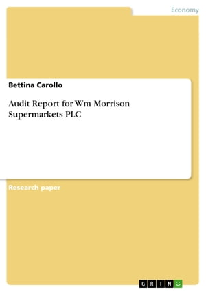 ŷKoboŻҽҥȥ㤨Audit Report for Wm Morrison Supermarkets PLCŻҽҡ[ Bettina Carollo ]פβǤʤ1,602ߤˤʤޤ