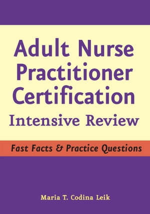 Adult Nurse Practitioner Certification