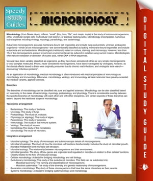 ŷKoboŻҽҥȥ㤨Microbiology Speedy Study GuidesŻҽҡ[ Speedy Publishing ]פβǤʤ360ߤˤʤޤ